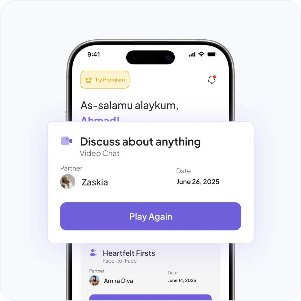 Session saved: past sessions and Play Again